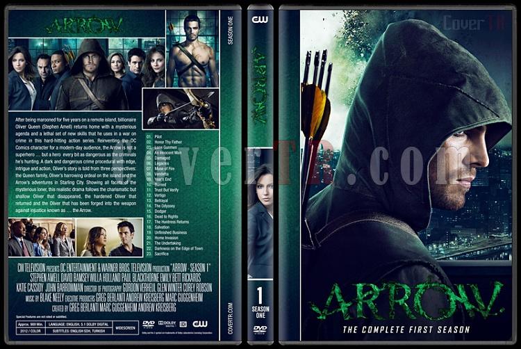 Arrow (Seasons 1-6) - Custom Dvd Cover Set - English [2012-?]-01jpg