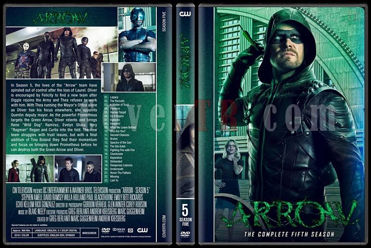 Arrow (Seasons 1-6) - Custom Dvd Cover Set - English [2012-?]-05jpg