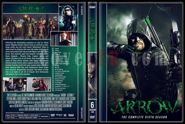 Arrow (Seasons 1-6) - Custom Dvd Cover Set - English [2012-?]-06jpg