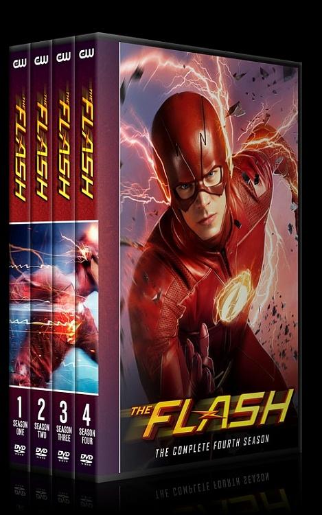 The Flash (Seasons 1-4) - Custom Dvd Cover Set - English [2014-?]-0jpg