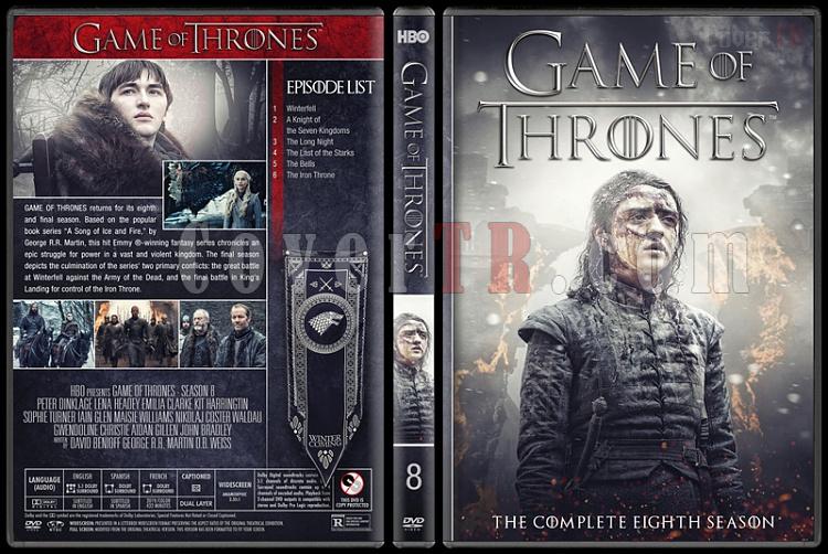 Game of Thrones (Seasons 1-8) - Custom Dvd Cover Set - English [2011-2018]-8jpg