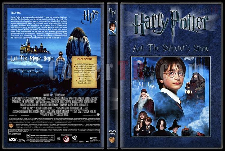 Harry Potter Collection - Custom Dvd Cover Set - English [2001-2011]-1-harry-potter-sorcerers-stonejpg