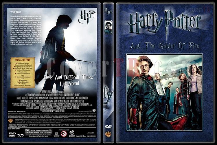 Harry Potter Collection - Custom Dvd Cover Set - English [2001-2011]-4-harry-potter-goblet-firejpg