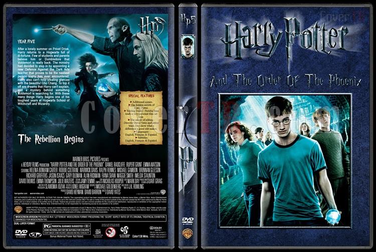 Harry Potter Collection - Custom Dvd Cover Set - English [2001-2011]-5-harry-potter-order-phoenixjpg