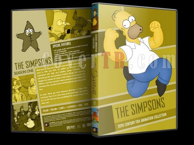 Simpsons (Season 1-10) - Custom Dvd Cover Set - English [1989-?]-simpsons-season-01-dvd-coverjpg