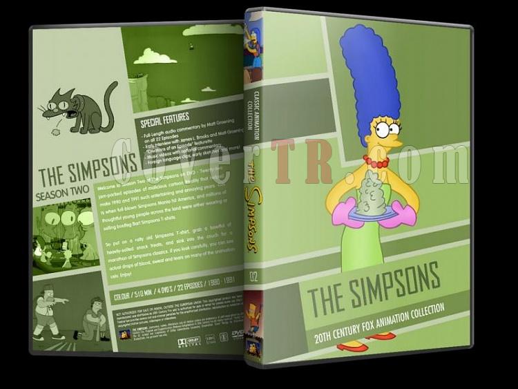 Simpsons (Season 1-10) - Custom Dvd Cover Set - English [1989-?]-simpsons-season-02-dvd-coverjpg