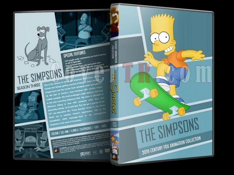 Simpsons (Season 1-10) - Custom Dvd Cover Set - English [1989-?]-simpsons-season-03-dvd-coverjpg