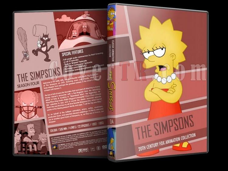 Simpsons (Season 1-10) - Custom Dvd Cover Set - English [1989-?]-simpsons-season-04-dvd-coverjpg
