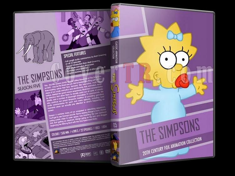 Simpsons (Season 1-10) - Custom Dvd Cover Set - English [1989-?]-simpsons-season-05-dvd-coverjpg