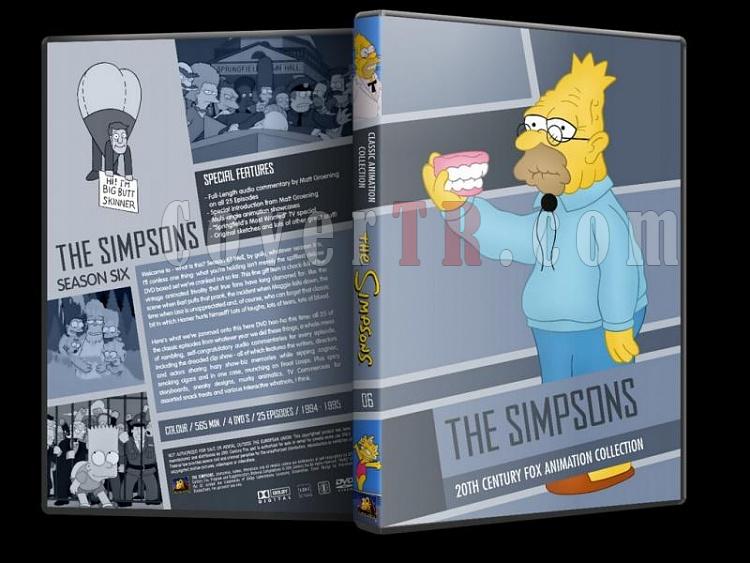 Simpsons (Season 1-10) - Custom Dvd Cover Set - English [1989-?]-simpsons-season-06-dvd-coverjpg