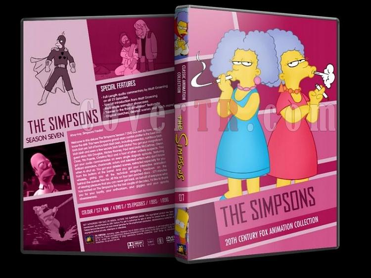 Simpsons (Season 1-10) - Custom Dvd Cover Set - English [1989-?]-simpsons-season-07-dvd-coverjpg