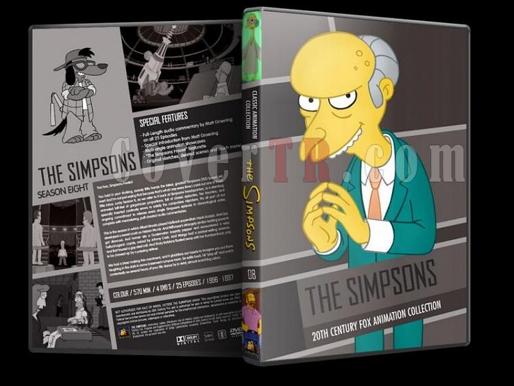 Simpsons (Season 1-10) - Custom Dvd Cover Set - English [1989-?]-simpsons-season-08-dvd-coverjpg