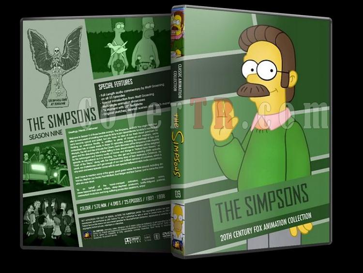 Simpsons (Season 1-10) - Custom Dvd Cover Set - English [1989-?]-simpsons-season-09-dvd-coverjpg