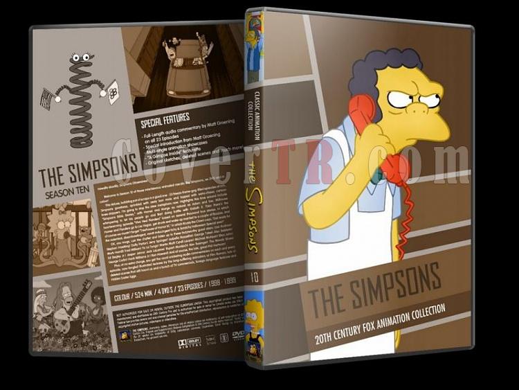 Simpsons (Season 1-10) - Custom Dvd Cover Set - English [1989-?]-simpsons-season-10-dvd-coverjpg