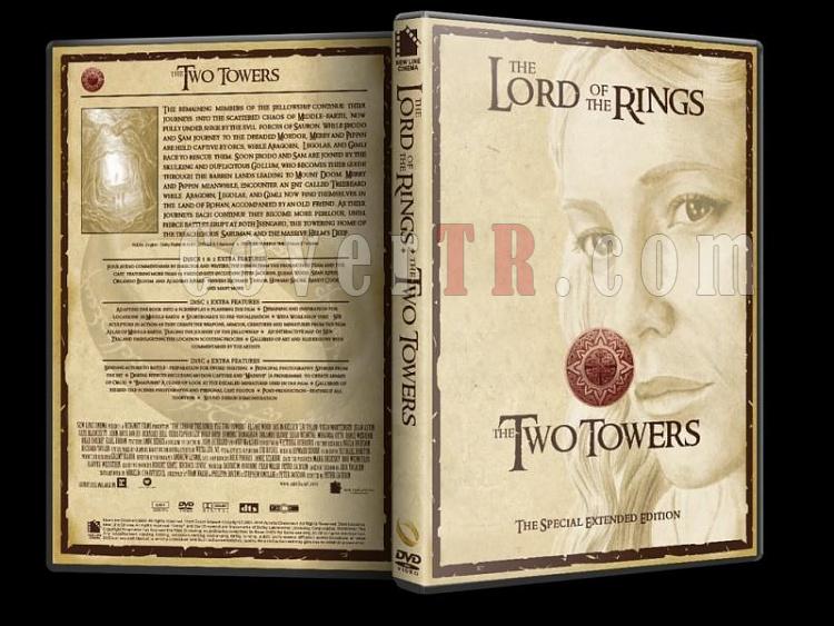 Lord Of The Rings (Yzklerin Efendisi) - Custom Dvd Cover Set - English [2001-2003]-lord-rings-two-towers-dvd-coverjpg