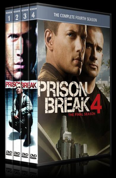 Prison Break (Seasons 1-4) - Custom Dvd Cover Set - English [2005-2009]-prison-break-spinejpg