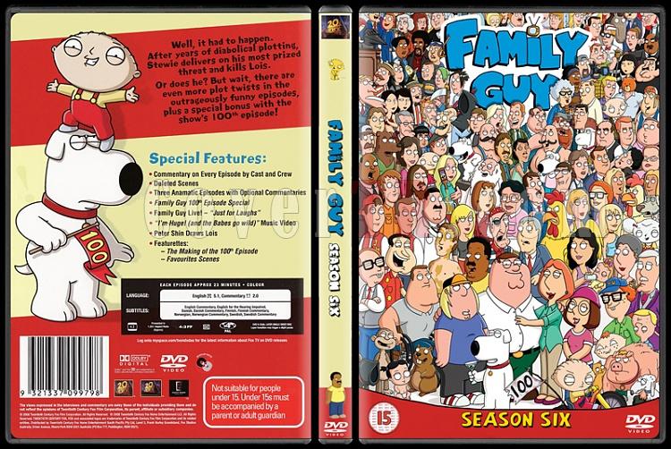 Family Guy (Season 1-9) - Scan Dvd Cover Set - English [1999-?]-6jpg