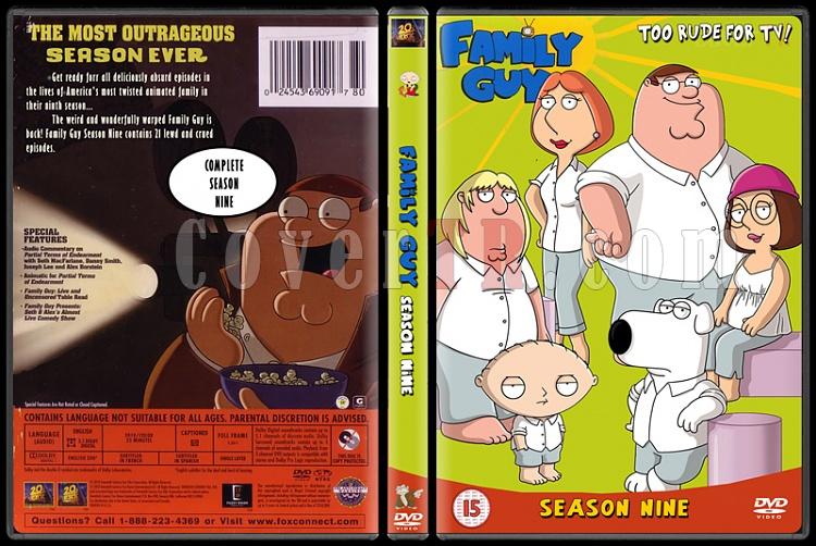 Family Guy (Season 1-9) - Scan Dvd Cover Set - English [1999-?]-9jpg