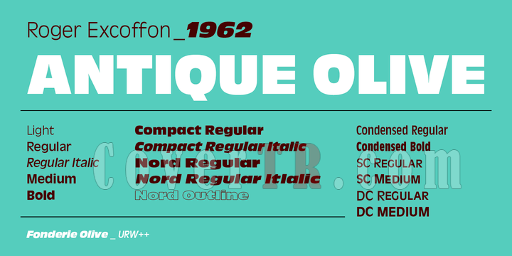 Antque Olive Font-antique-olivepng