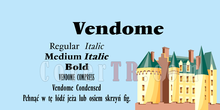 Vendome Font-vendomepng