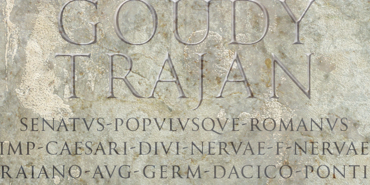 Goudy Trajan Pro Font-80514jpg