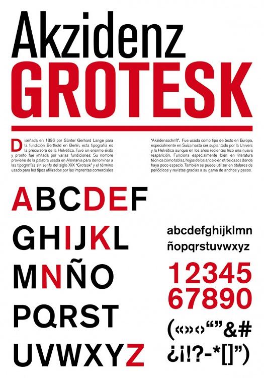 Akzidenz Grotesk BE Font-gabrielperdomomotta-akzidenzgroteskposter-2011jpg