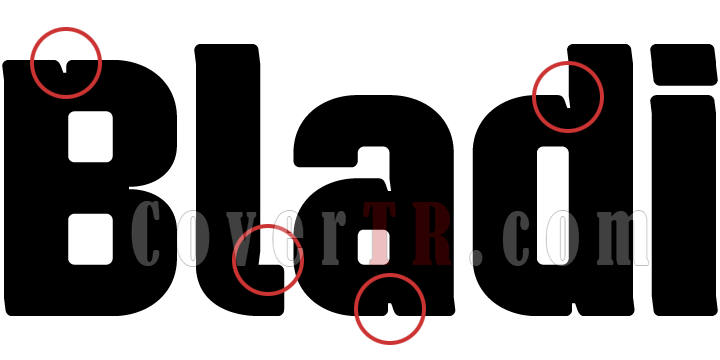 Bladi Two 4F Font-45522png