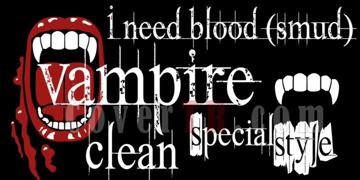 Vampire Font-141444png