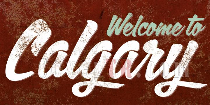 Calgary Script Font-54038jpg