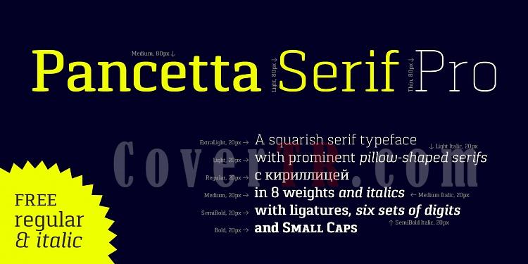 Pancetta Serif Pro Font-130134jpg