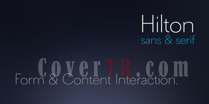 Hilton -Sans- Serif Font-111180png