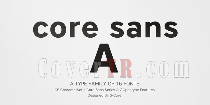 Core Sans A Font-142008png