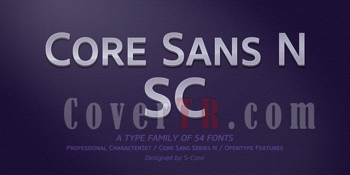 Core Sans N SC Font-107838jpg