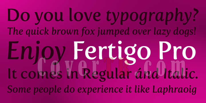 Fertigo Pro Font-30187png