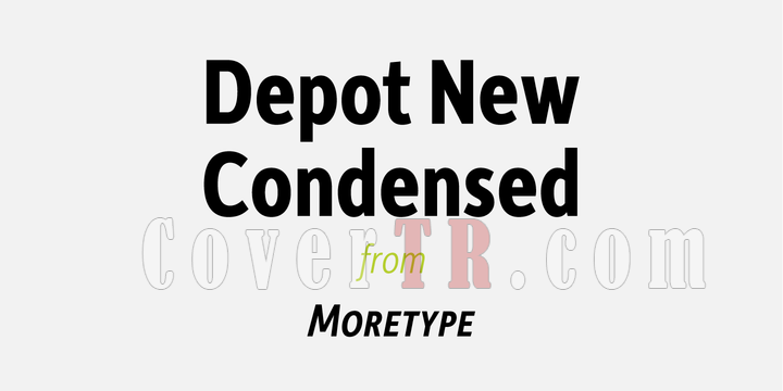 Depot New Condensed Font-101692png