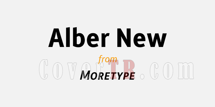 Alber New Font-101716png