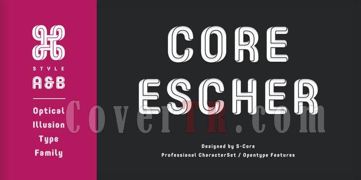 Core Escher Font-7jpg