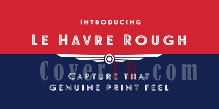 Le Havre Rough Font-150142png