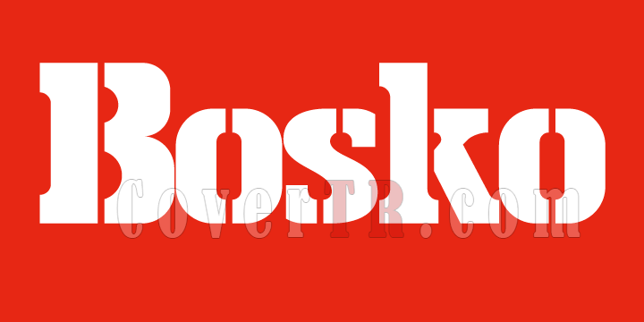 Bosko Font-53169png