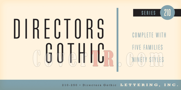 Directors Gothic Font-121583png