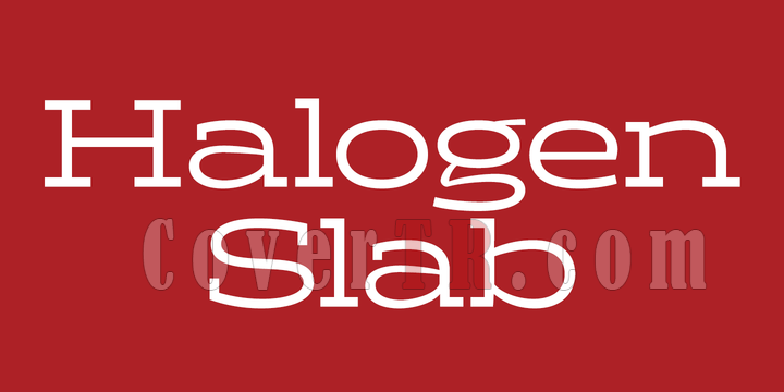 Halogen Slab Font-146881png