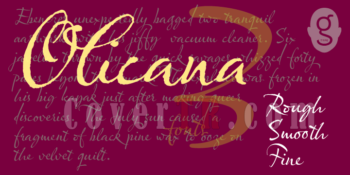 Olicana Font-72674png