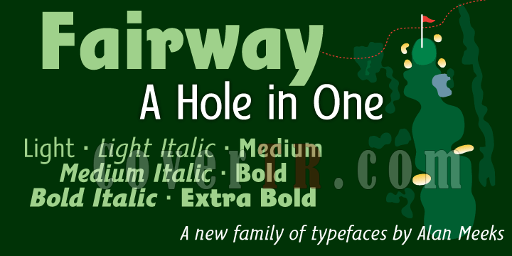 Fairway Font-24699png