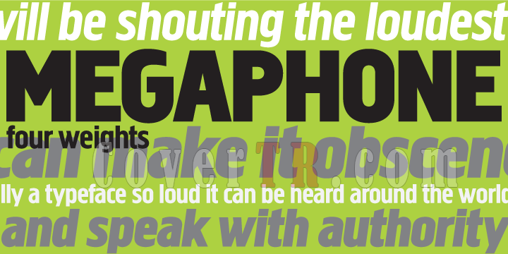 Megaphone Font-24549png