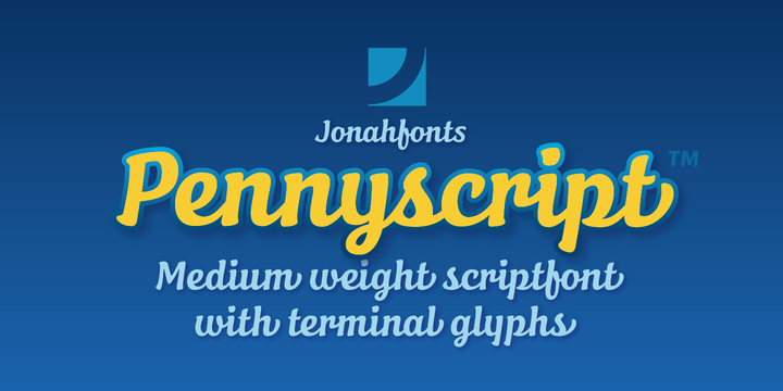 Pennyscript Font-144539jpg