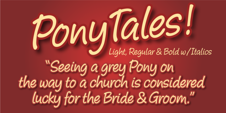 Pony Tale Font-107152jpg