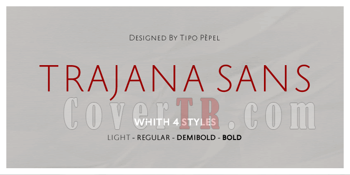 Trajana Sans Font-66779png