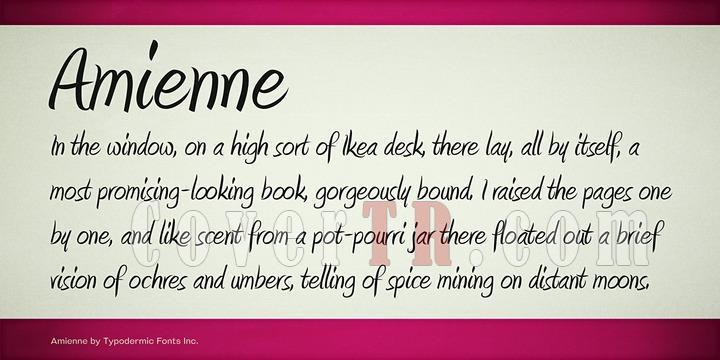 Amienne font-150478jpg