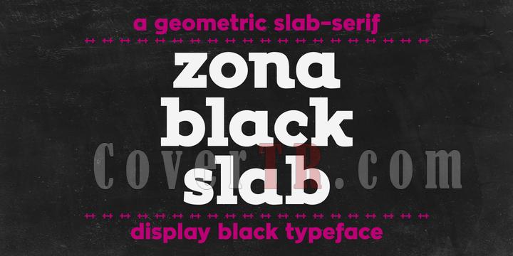 Zona Black Slab Font-118610jpg