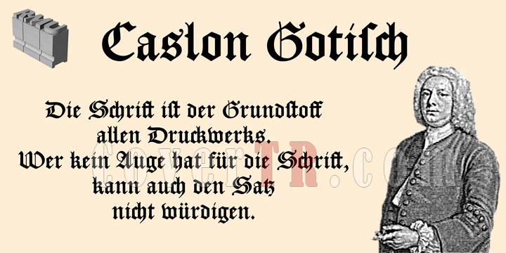 Caslon Gotisch Font-34208png